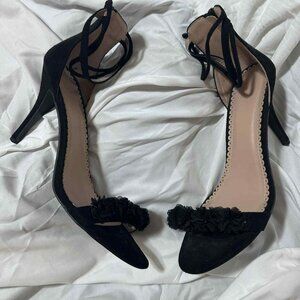 Strappy Black Heels Size 12